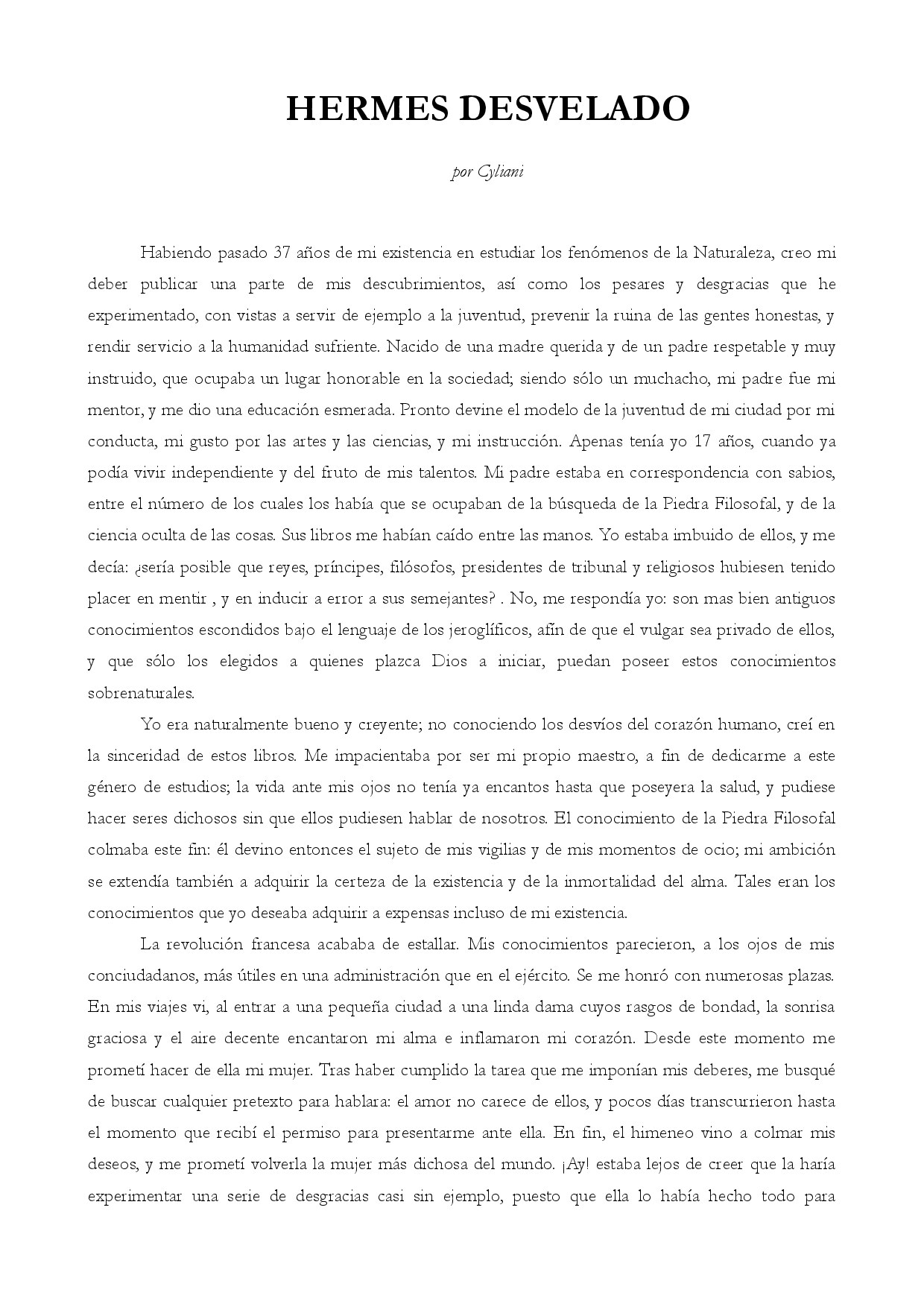 Hermes Desvelado
