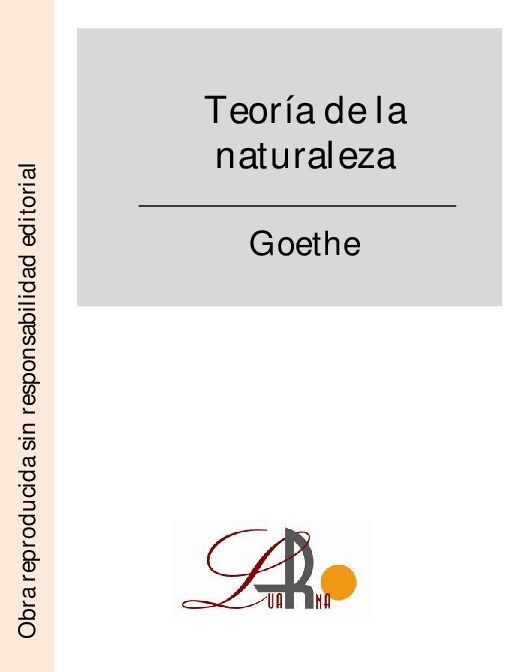 Teoría de la naturaleza